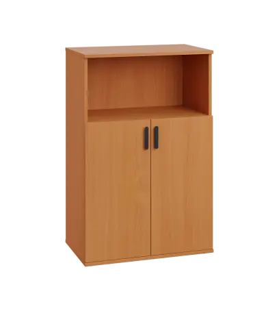 LN 3 - 7DN kancelářská skříň, 2-dveřová/nika, 1107x720x400, buk Royal